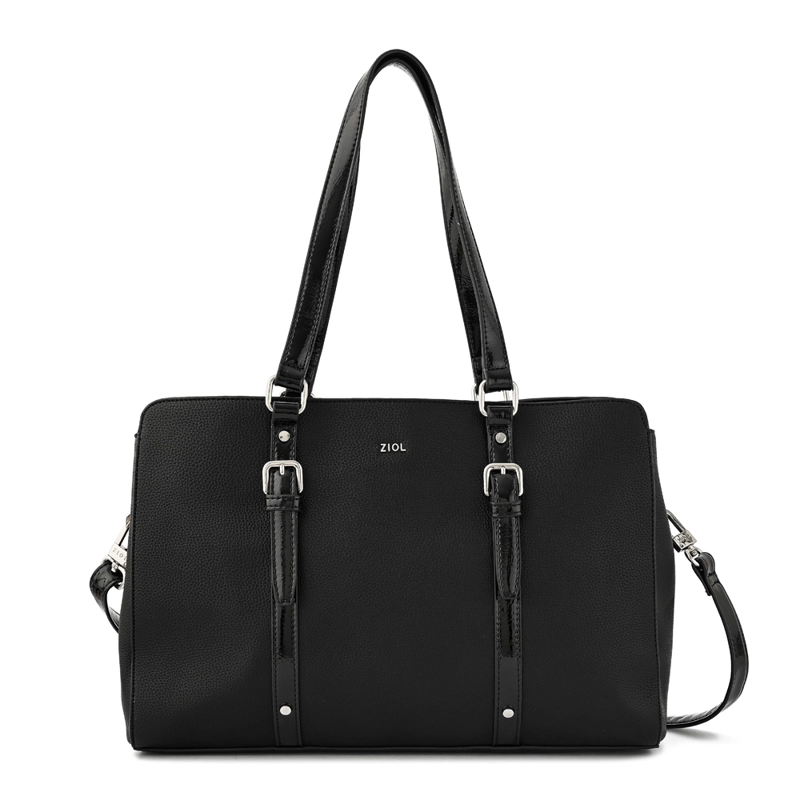CARTERA TOTE PORTA NOTEBOOK DOMINICA GRANDE NEGRO - 1