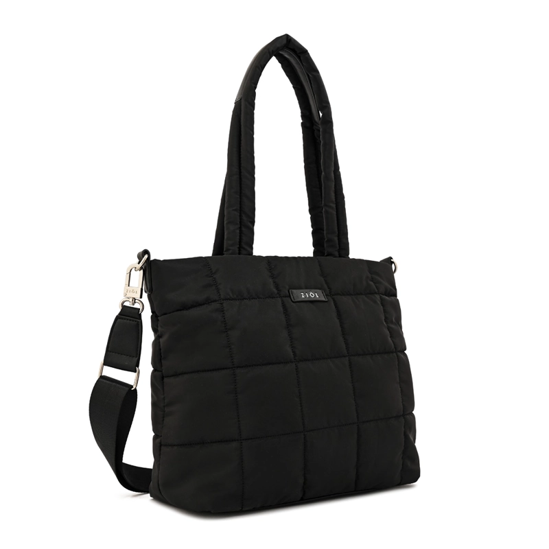 CARTERA TOTE NACHA MEDIANA NEGRO - 2