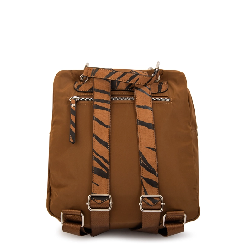 MOCHILA SIMONETA MEDIANA CAMEL - 3