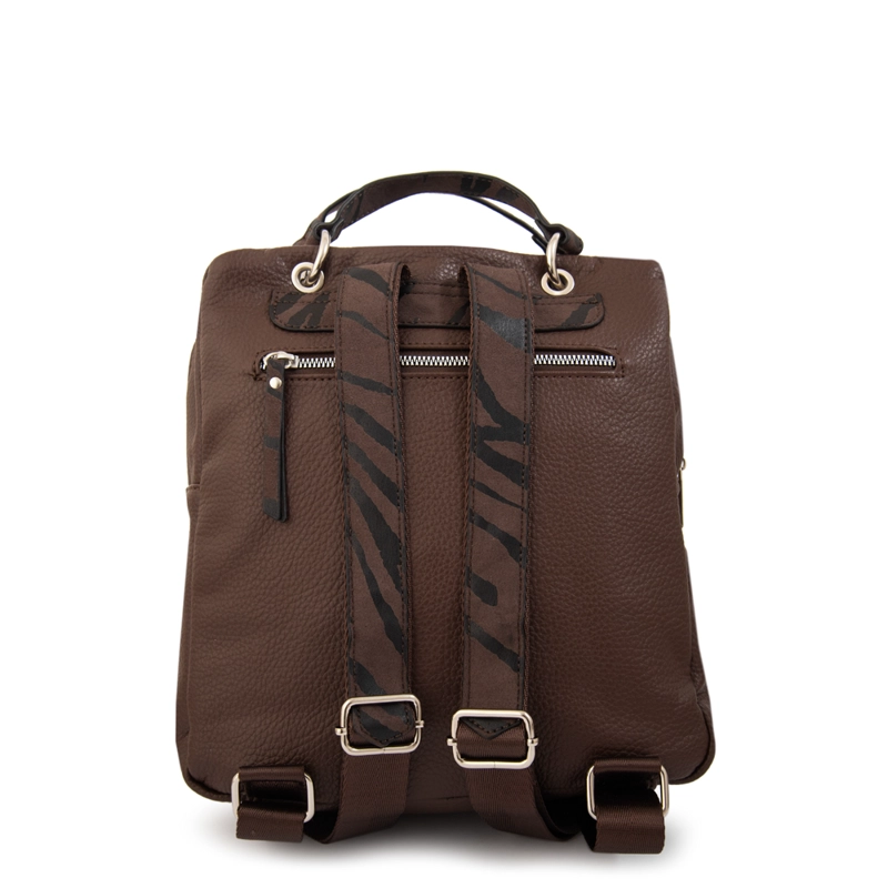 MOCHILA SIMONETA MEDIANA CAFE  OSCURO - 3
