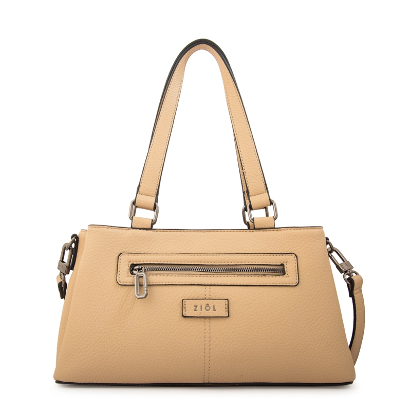 CARTERA BAGUETTE JESSY BEIGE - 1