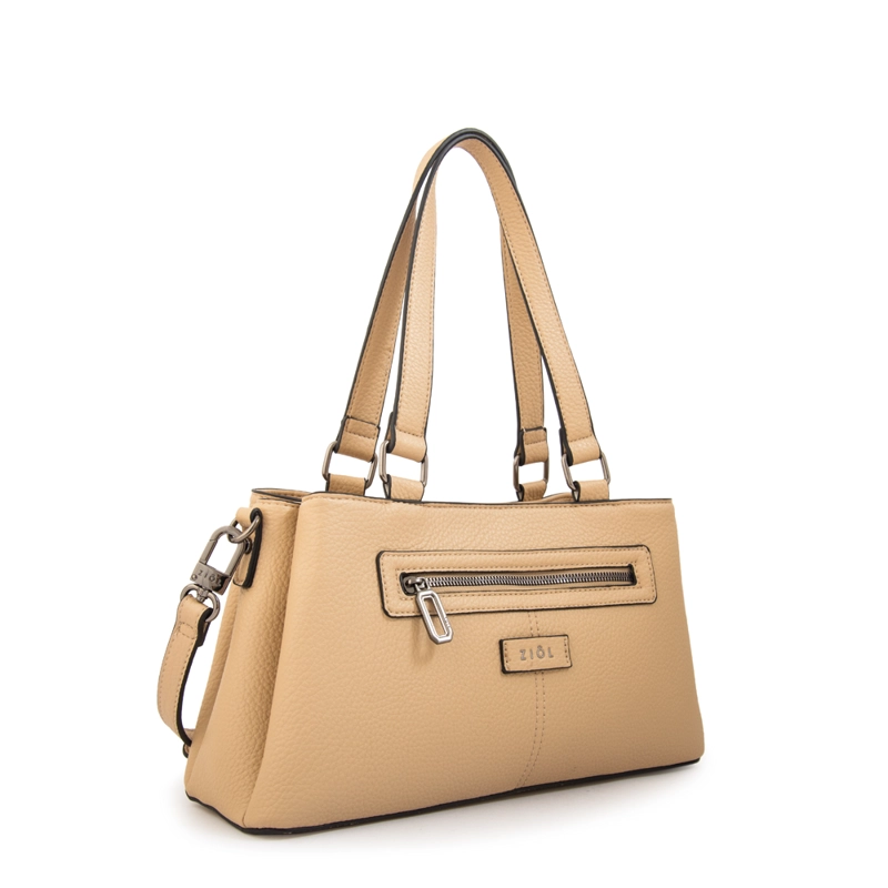 CARTERA BAGUETTE JESSY BEIGE - 2