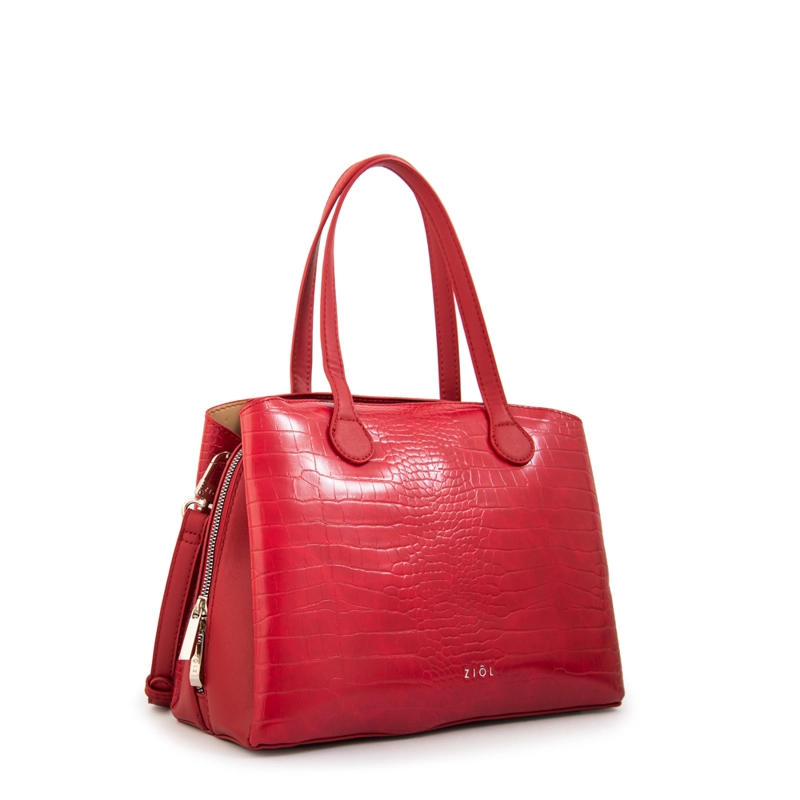 CARTERA TOTE FRANCINI MEDIANA ROJO - 2
