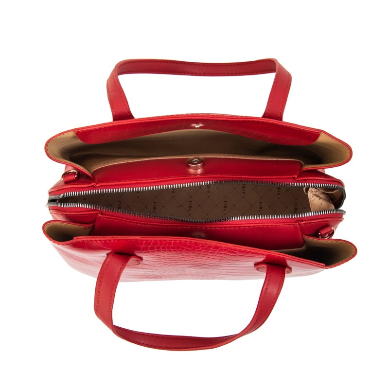 CARTERA TOTE FRANCINI MEDIANA ROJO - 4