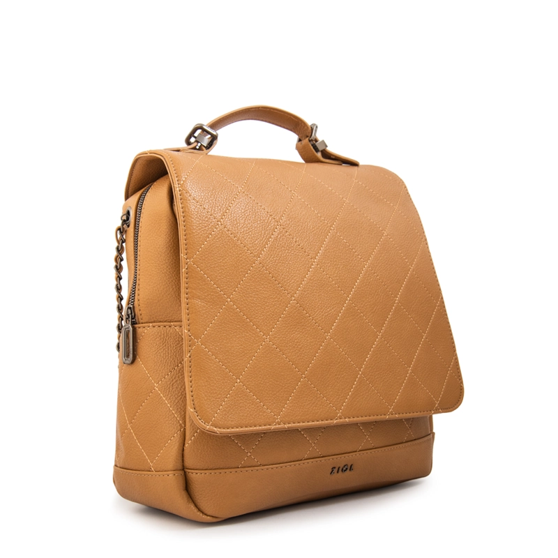 MOCHILA LIAN MEDIANA CAMEL - 2