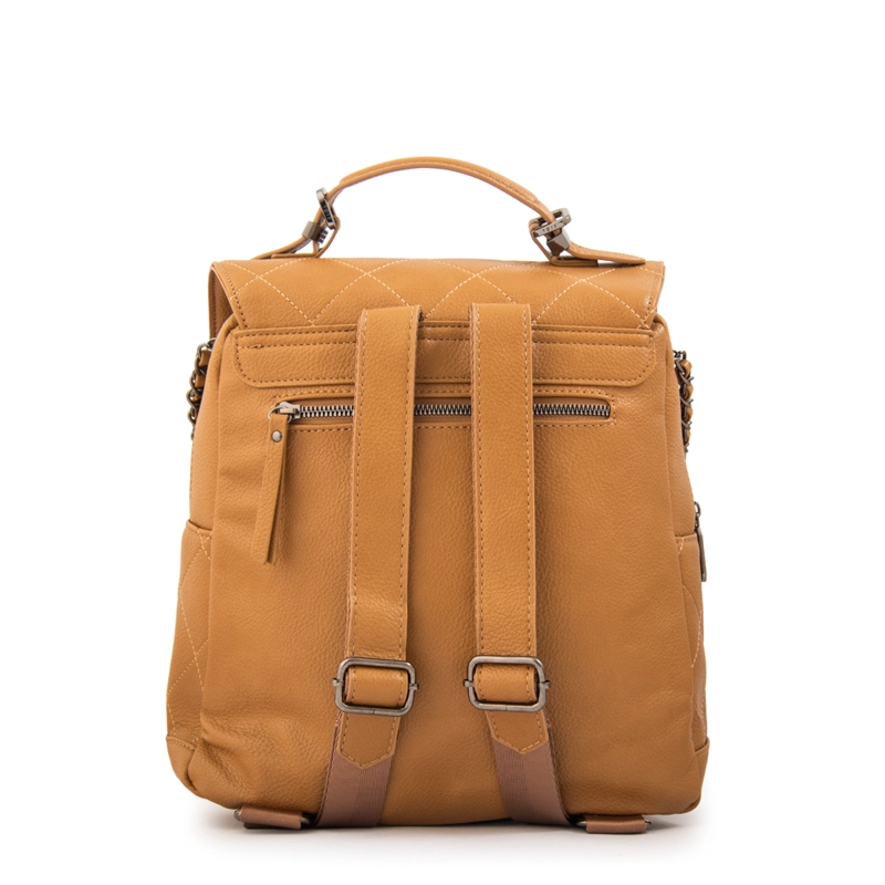 MOCHILA LIAN MEDIANA CAMEL - 3