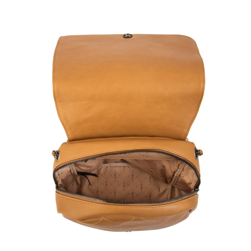 MOCHILA LIAN MEDIANA CAMEL - 4