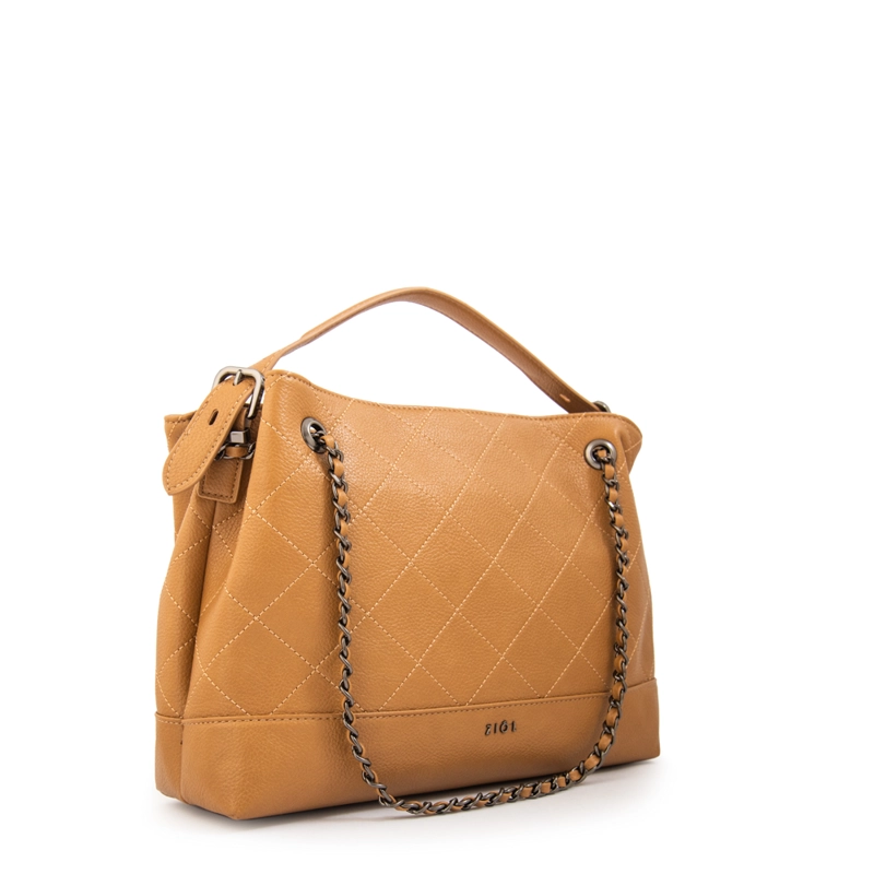 CARTERA TOTE LIAN CAMEL - 2