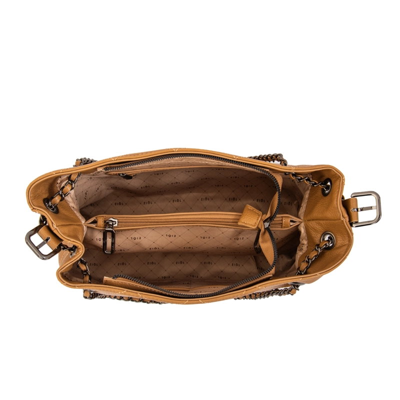 CARTERA TOTE LIAN CAMEL - 4