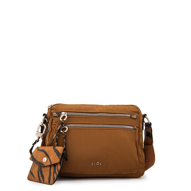 CARTERA BANDOLERA LULU CAMEL - 1