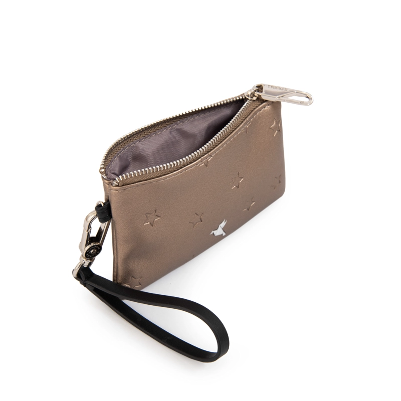 MONEDERO KAEL PEQUEÑA PLATEADO OSCURO - 2