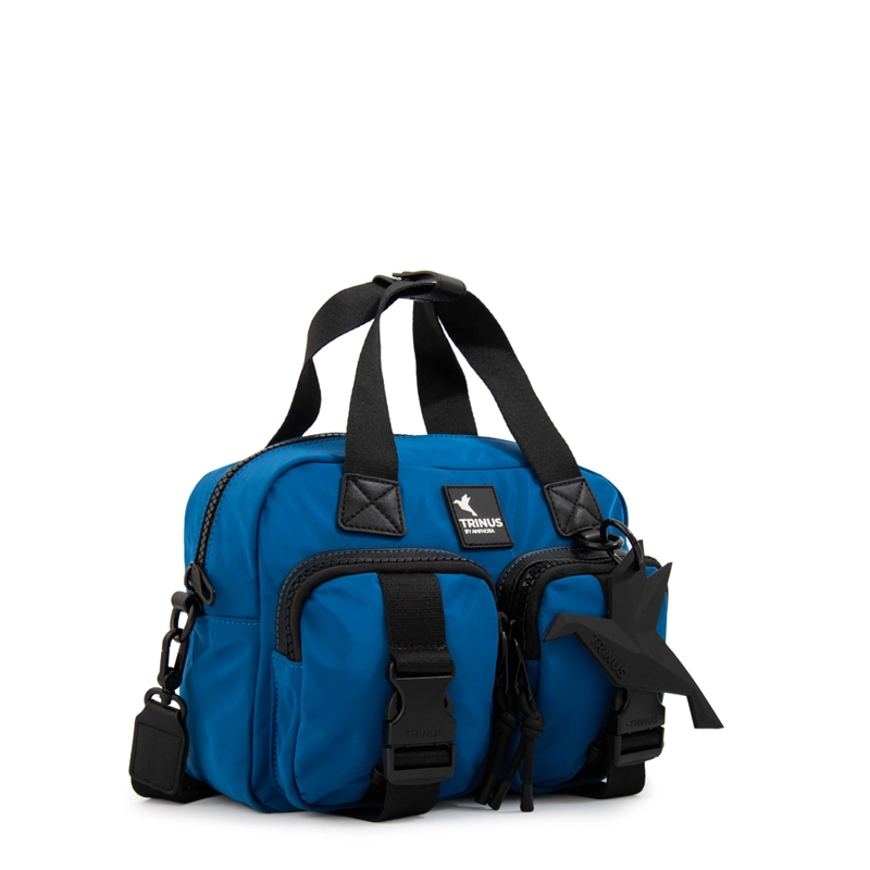 CARTERA BANDOLERA PATSY MEDIANA AZUL - 2