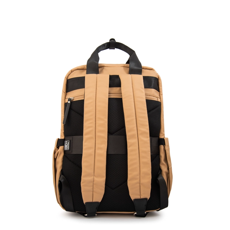 MOCHILA PORTA NOTEBOOK JULIANA GRANDE BEIGE OSCURO - 3
