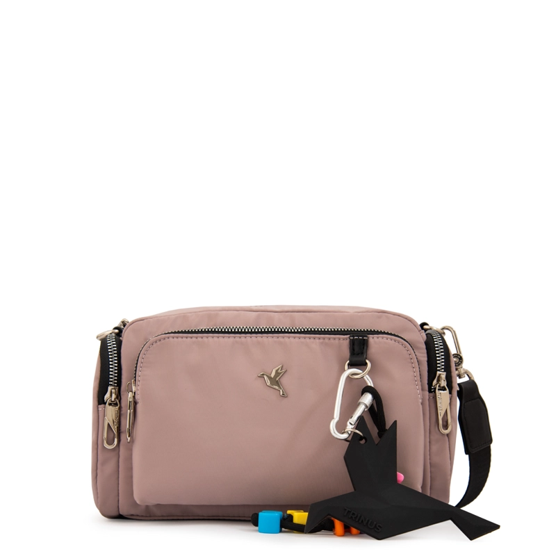 CARTERA BANDOLERA MELANIA MEDIANA ROSA VIEJO - 1