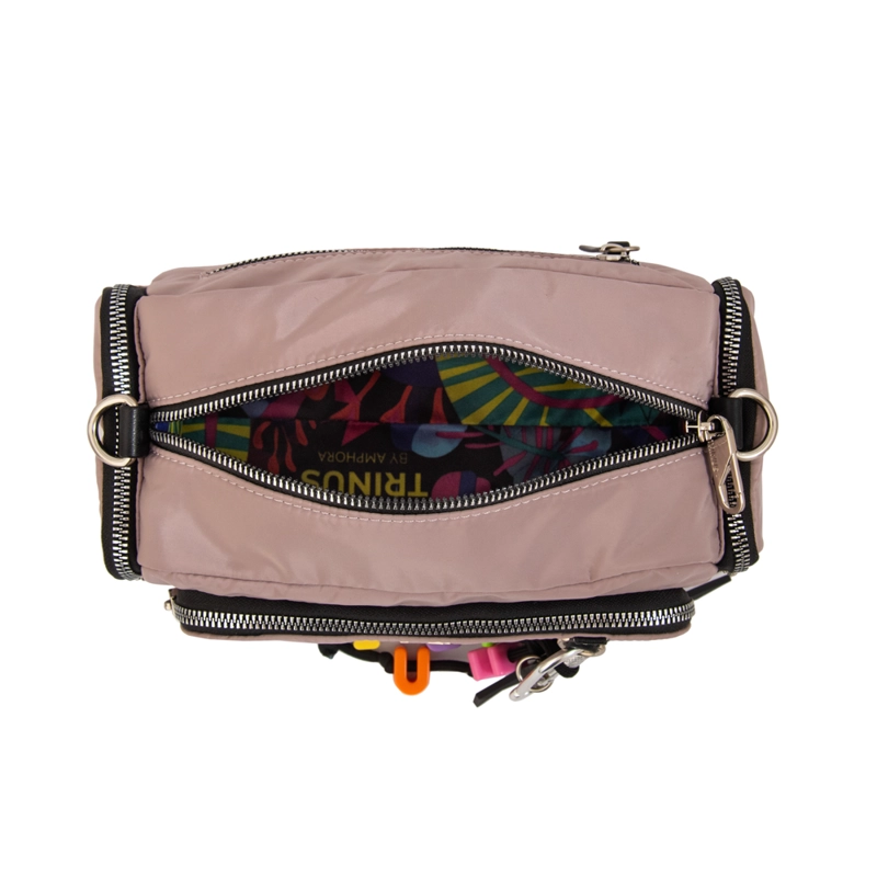 CARTERA BANDOLERA MELANIA MEDIANA ROSA VIEJO - 5
