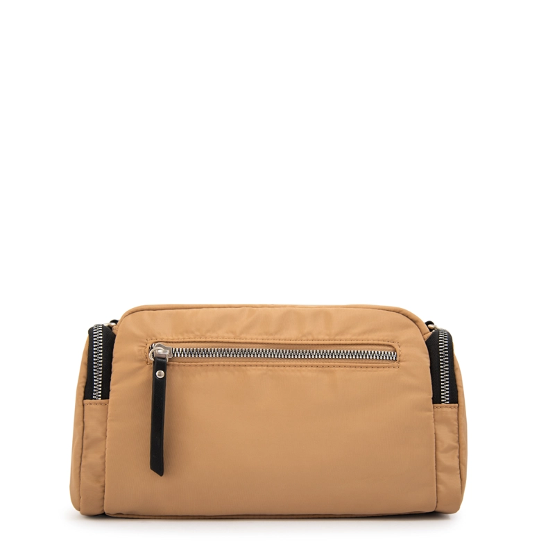 CARTERA BANDOLERA MELANIA MEDIANA BEIGE OSCURO - 3