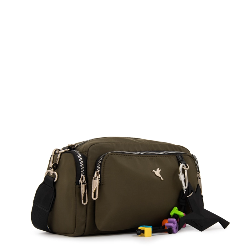 CARTERA BANDOLERA MELANIA MEDIANA VERDE OLIVA - 2