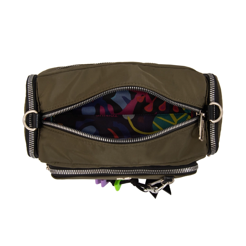 CARTERA BANDOLERA MELANIA MEDIANA VERDE OLIVA - 5