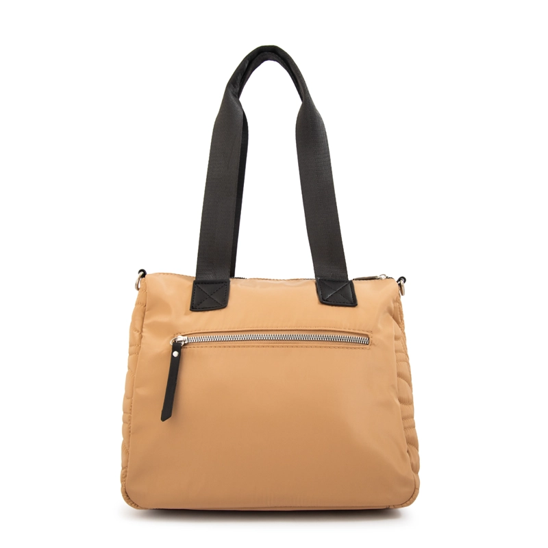 CARTERA TOTE IVANCA GRANDE BEIGE OSCURO - 3