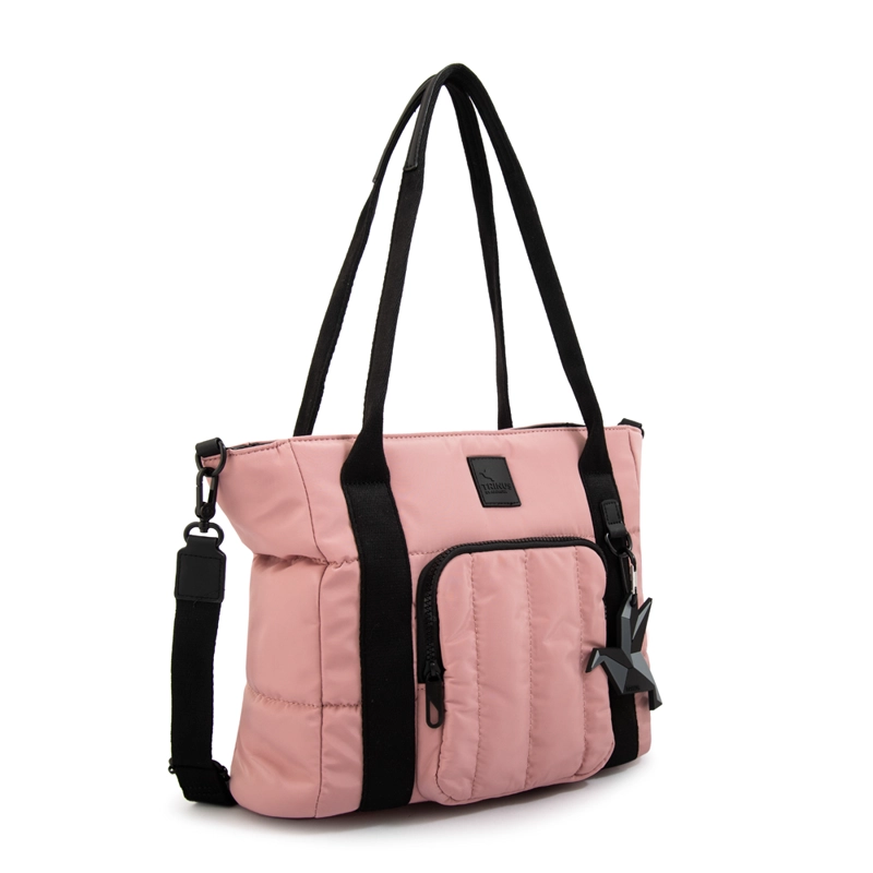 CARTERA TOTE TRES DIVISIONES FLORENCE MEDIANA ROSA VIEJO - 2