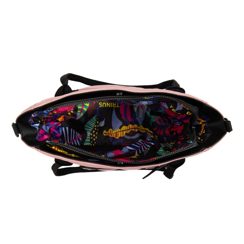 CARTERA TOTE TRES DIVISIONES FLORENCE MEDIANA ROSA VIEJO - 4