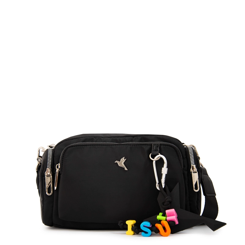 CARTERA BANDOLERA MELANIA MEDIANA NEGRO - 1