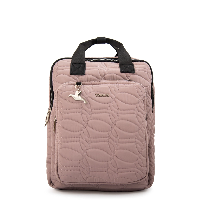 MOCHILA PORTA NOTEBOOK IVANCA GRANDE ROSA VIEJO - 1