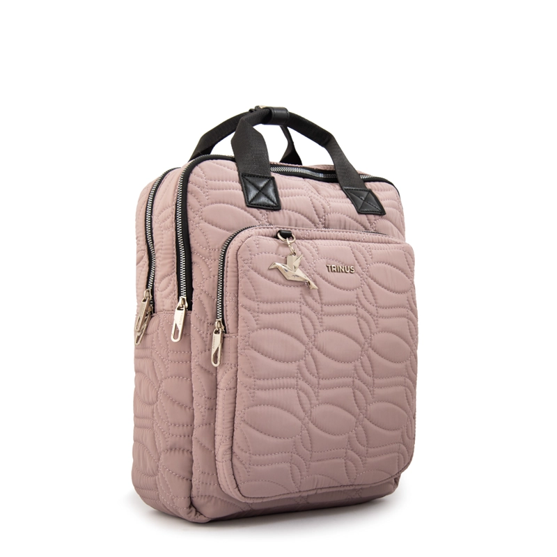 MOCHILA PORTA NOTEBOOK IVANCA GRANDE ROSA VIEJO - 2
