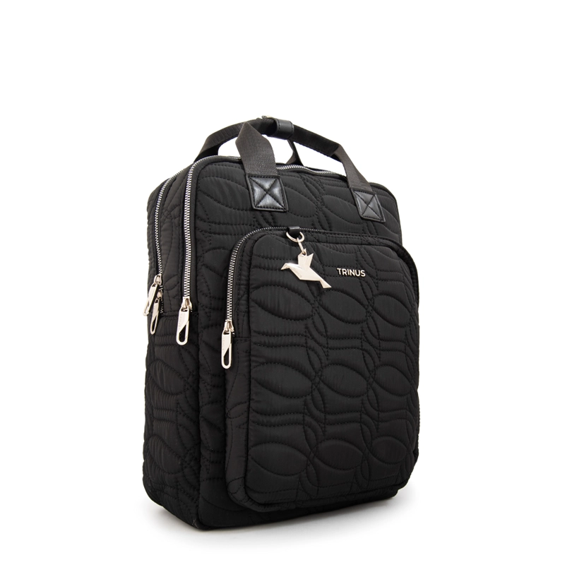 MOCHILA PORTA NOTEBOOK IVANCA GRANDE NEGRO - 2
