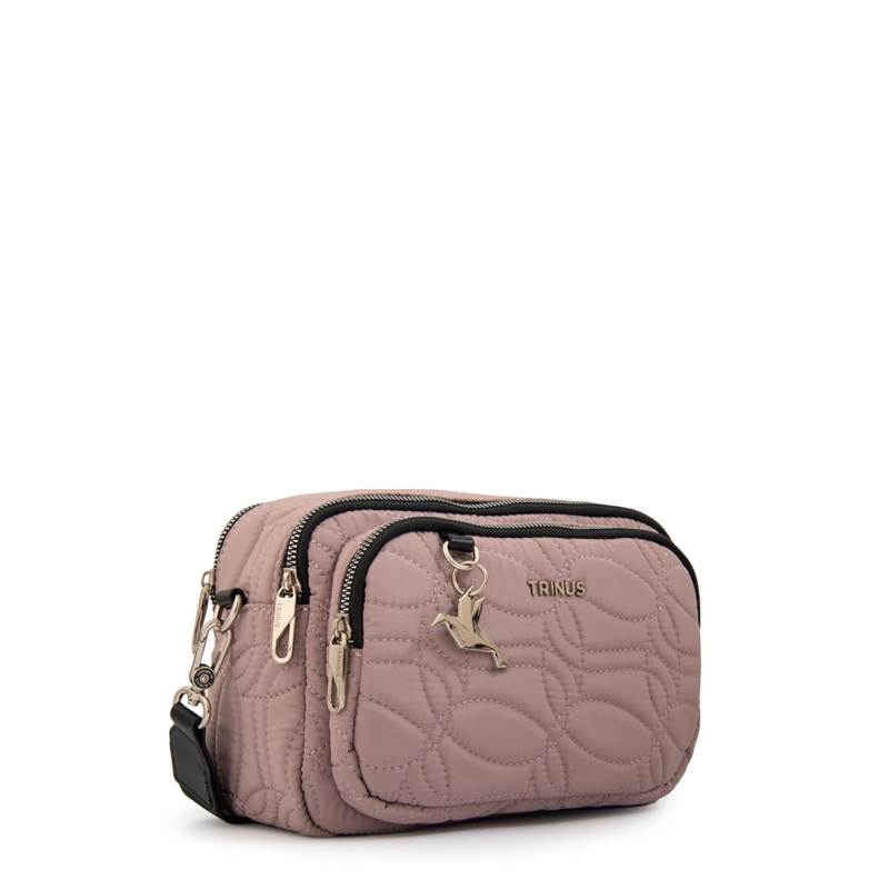CARTERA BANDOLERA IVANCA PEQUEÑA ROSA VIEJO - 2