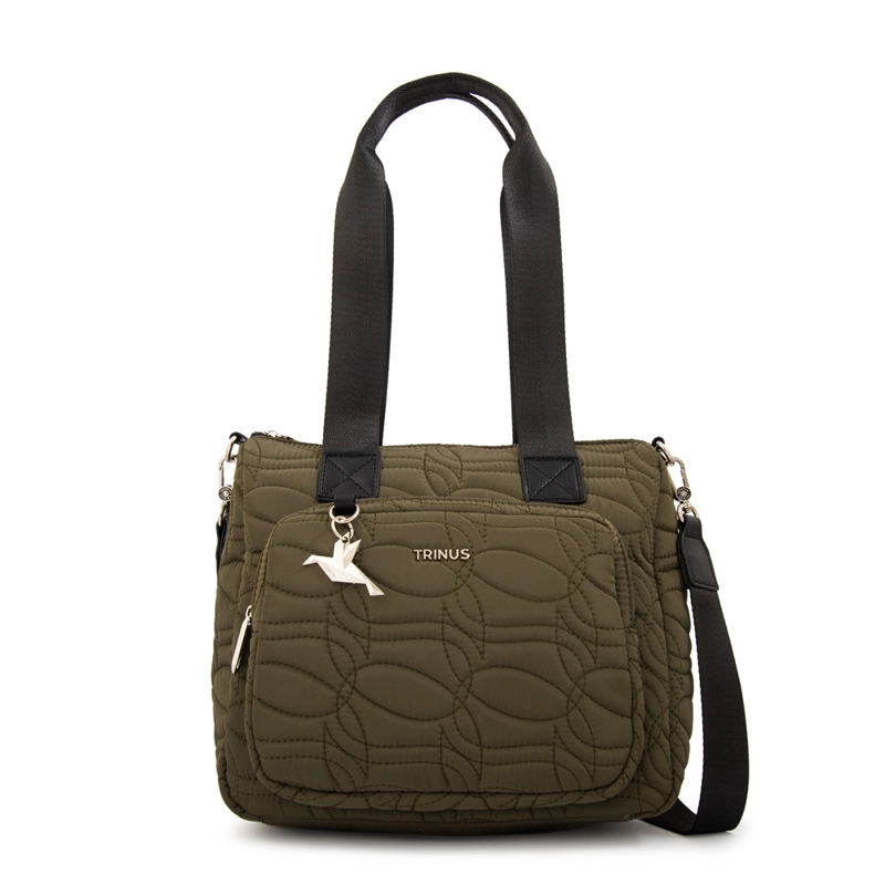 CARTERA TOTE IVANCA GRANDE VERDE OLIVA - 1