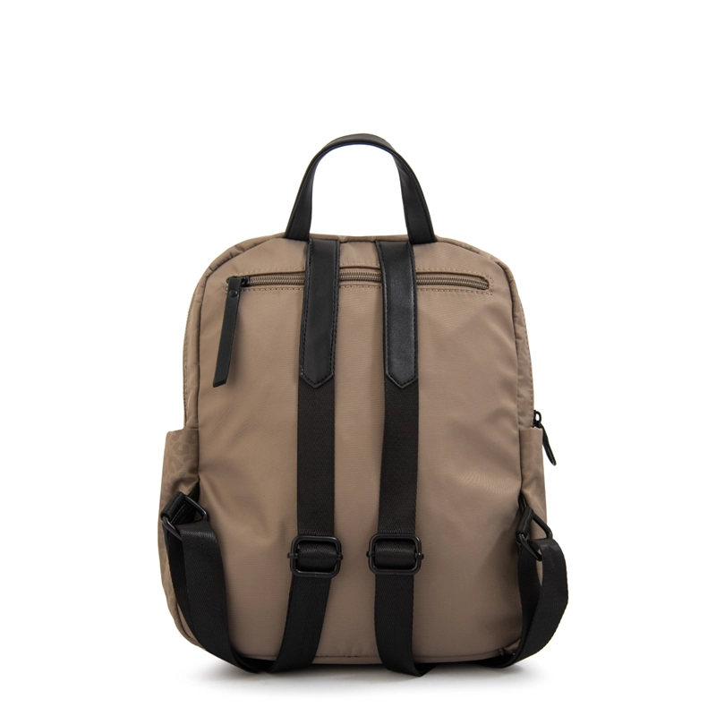 MOCHILA COLLEGE MEDIANA TAUPE - 3