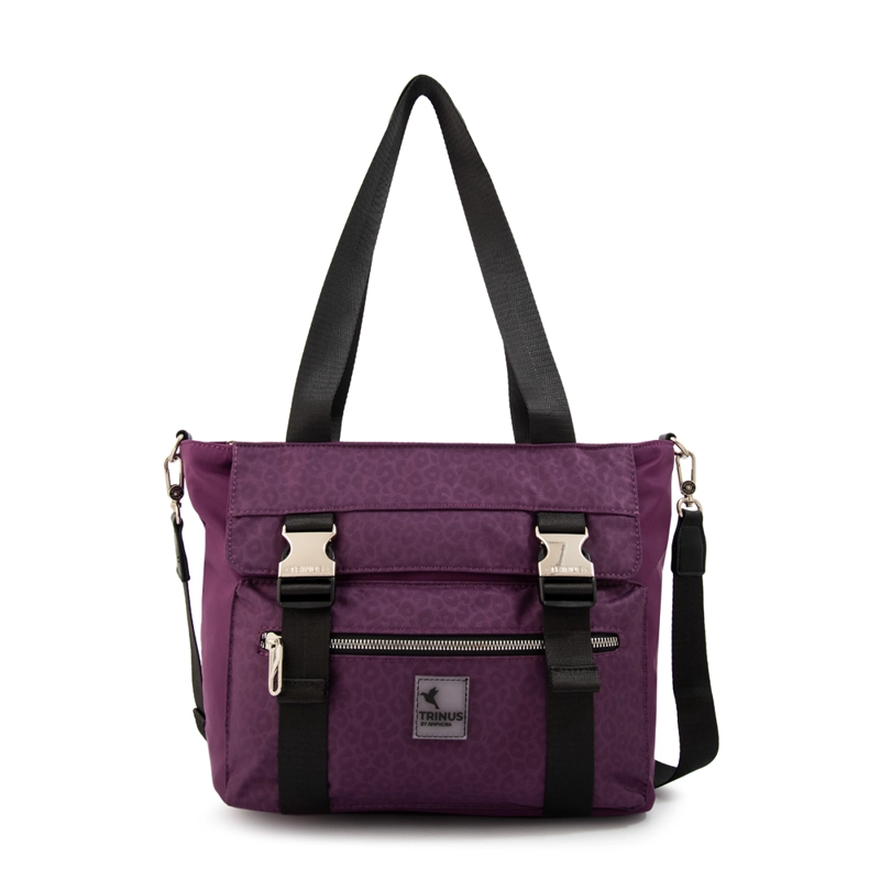 CARTERA TOTE COLLEGE GRANDE MORADO - 1