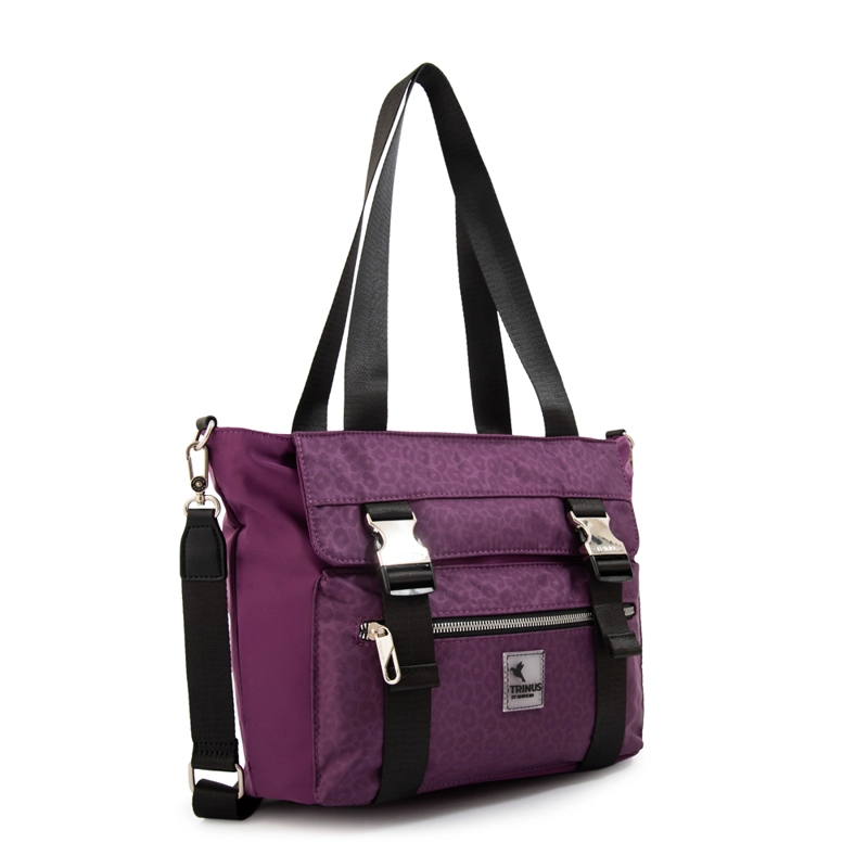 CARTERA TOTE COLLEGE GRANDE MORADO - 2