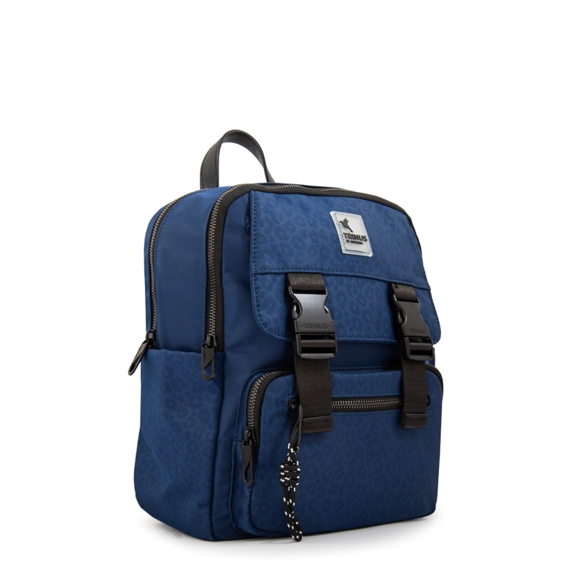 MOCHILA COLLEGE MEDIANA AZUL - 2