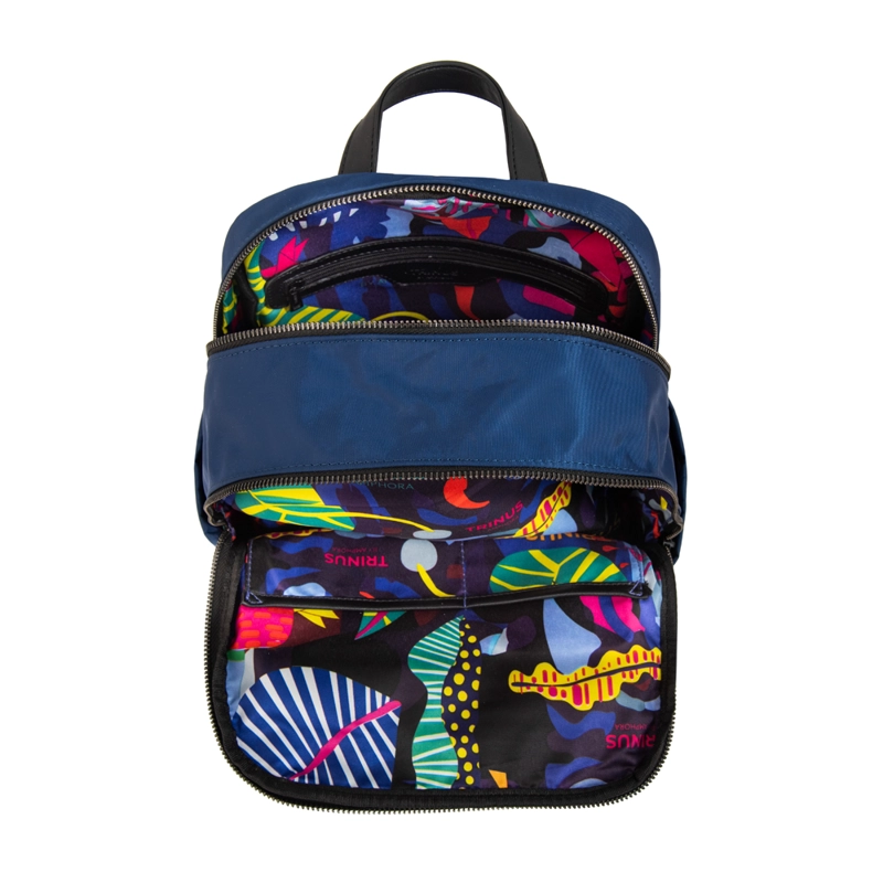 MOCHILA COLLEGE MEDIANA AZUL - 4