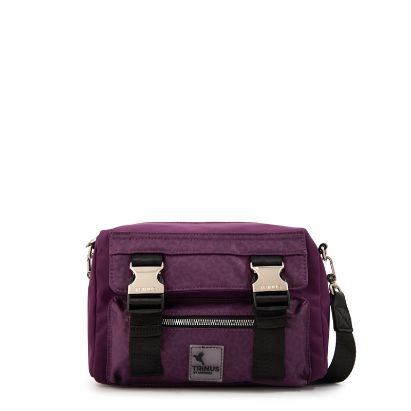 CARTERA BANDOLERA COLLEGE PEQUEÑA MORADO - 1