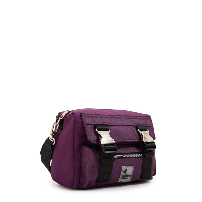 CARTERA BANDOLERA COLLEGE PEQUEÑA MORADO - 2