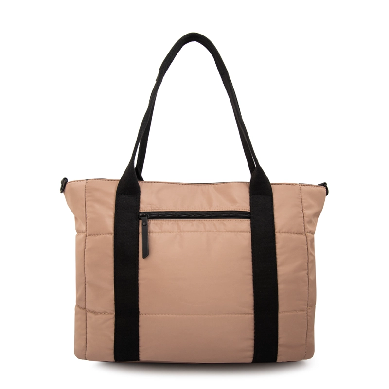 CARTERA TOTE PORTA NOTEBOOK FLORENCE MEDIANA BEIGE - 3