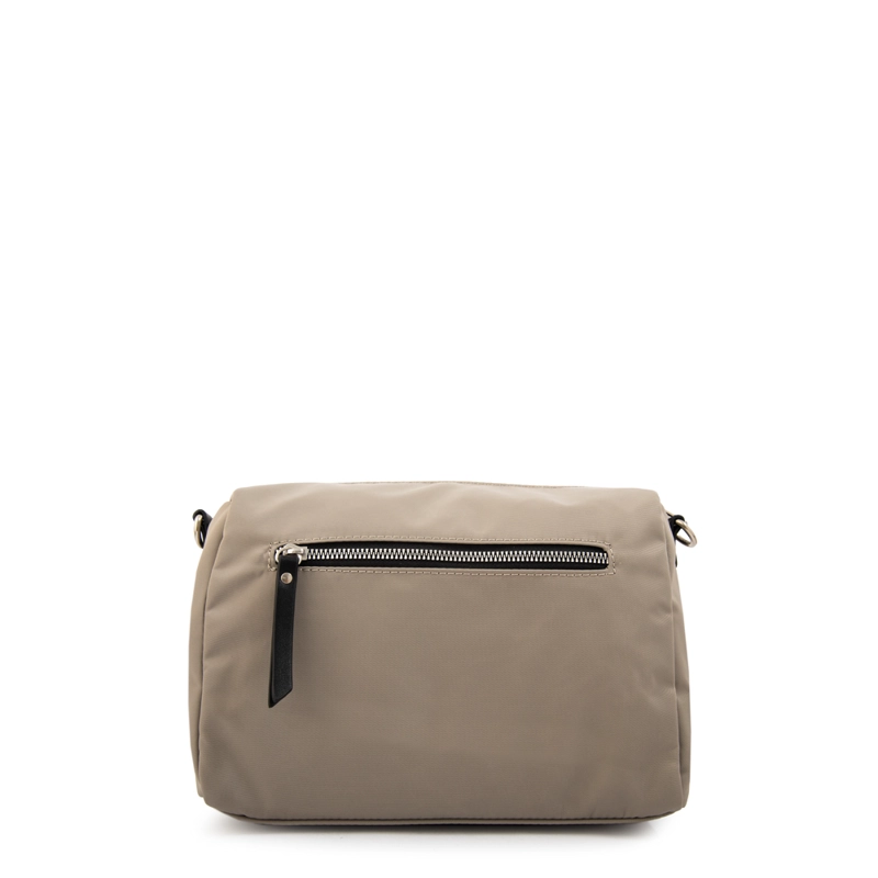 CARTERA BANDOLERA COLLEGE PEQUEÑA TAUPE - 3