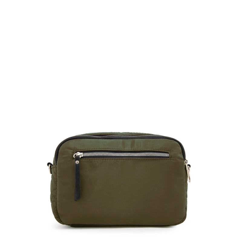 CARTERA BANDOLERA IVANCA PEQUEÑA VERDE OLIVA - 3