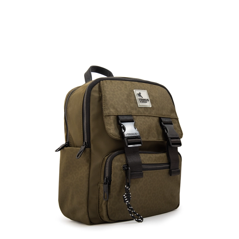 MOCHILA COLLEGE MEDIANA VERDE OLIVA - 2
