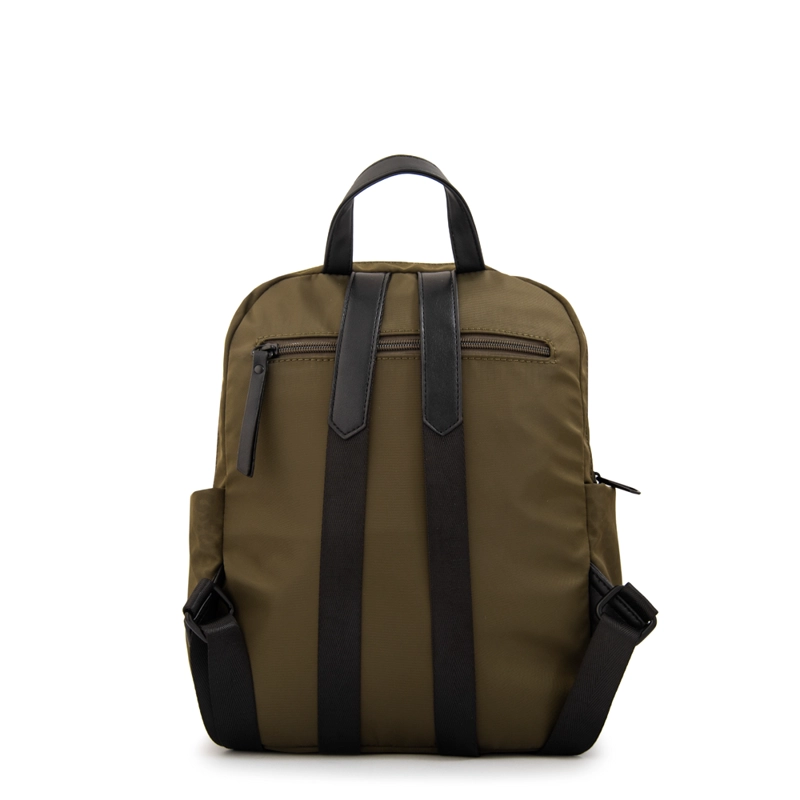 MOCHILA COLLEGE MEDIANA VERDE OLIVA - 3
