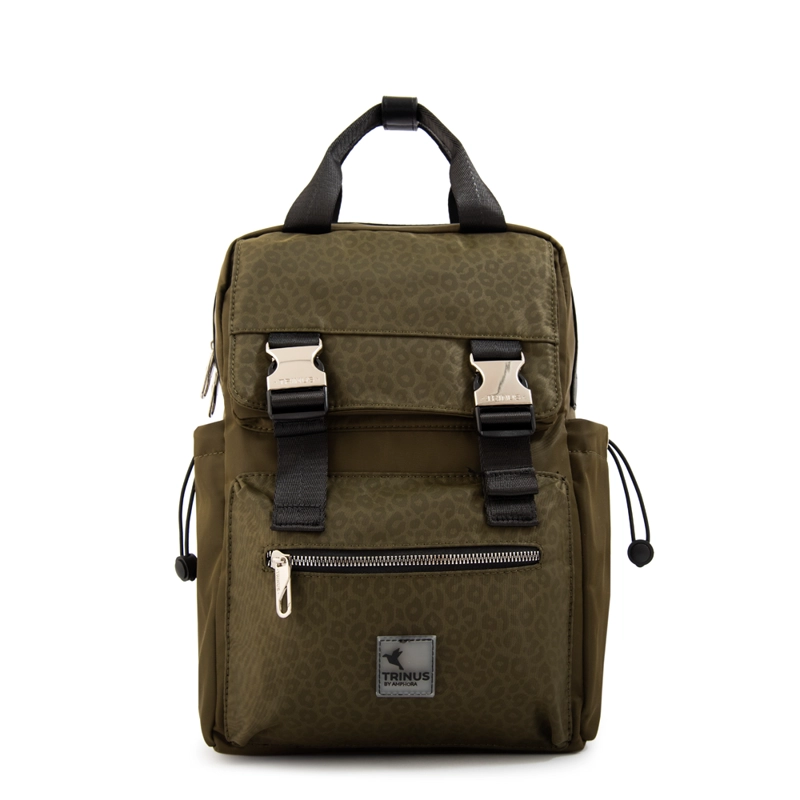 MOCHILA PORTA NOTEBOOK COLLEGE GRANDE VERDE OLIVA - 1