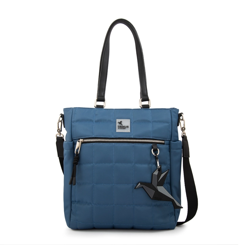 CARTERA TOTE SHOPPING BELINA GRANDE DENIM - 1