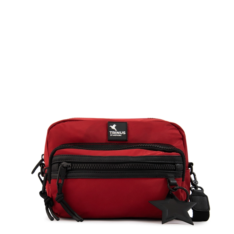 CARTERA BANDOLERA WHITNEY MEDIANA ROJO - 1