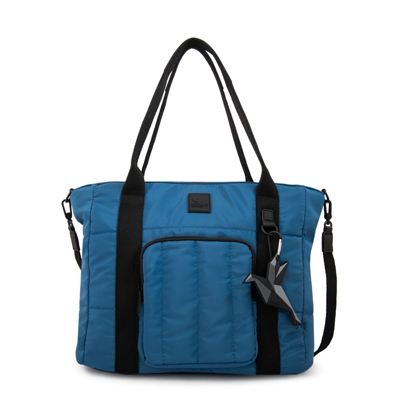 CARTERA TOTE PORTA NOTEBOOK FLORENCE MEDIANA DENIM - 1