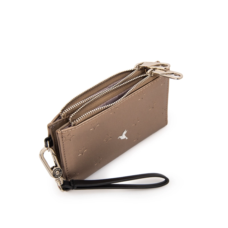 BILLETERA KAEL MEDIANA PLATEADO OSCURO - 2