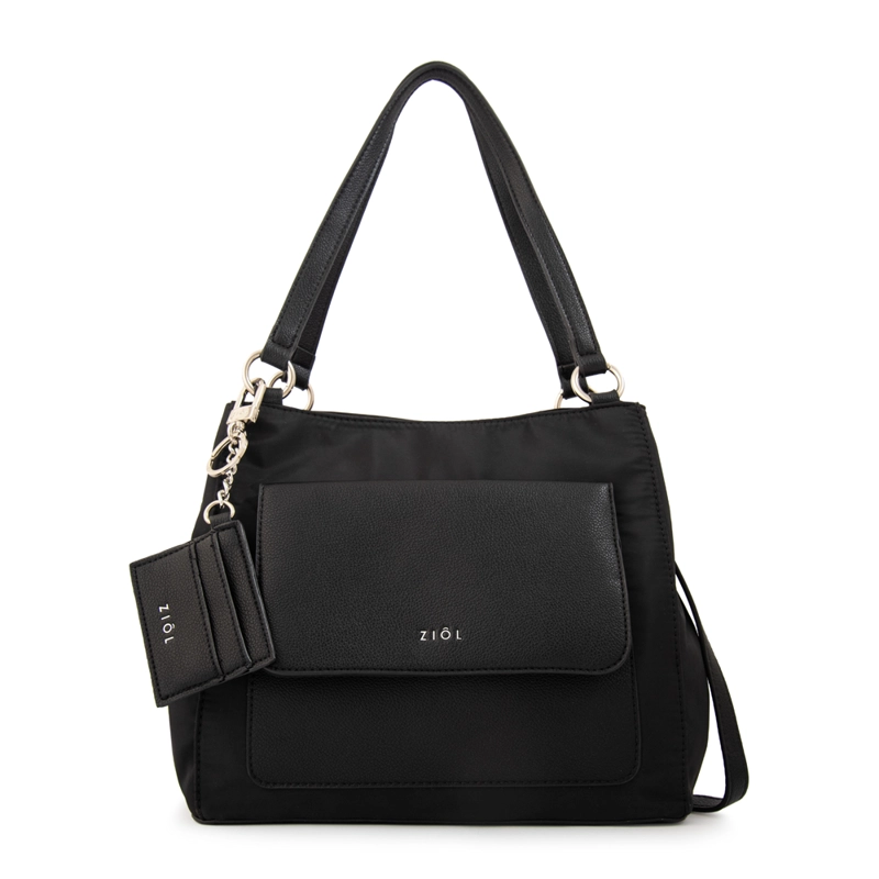 CARTERA TOTE TRES DIVISIONES MICHELLE NEGRO - 1