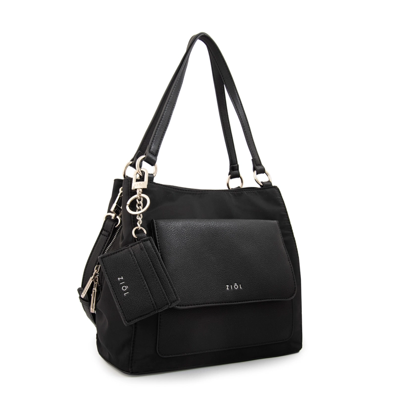 CARTERA TOTE TRES DIVISIONES MICHELLE NEGRO - 2